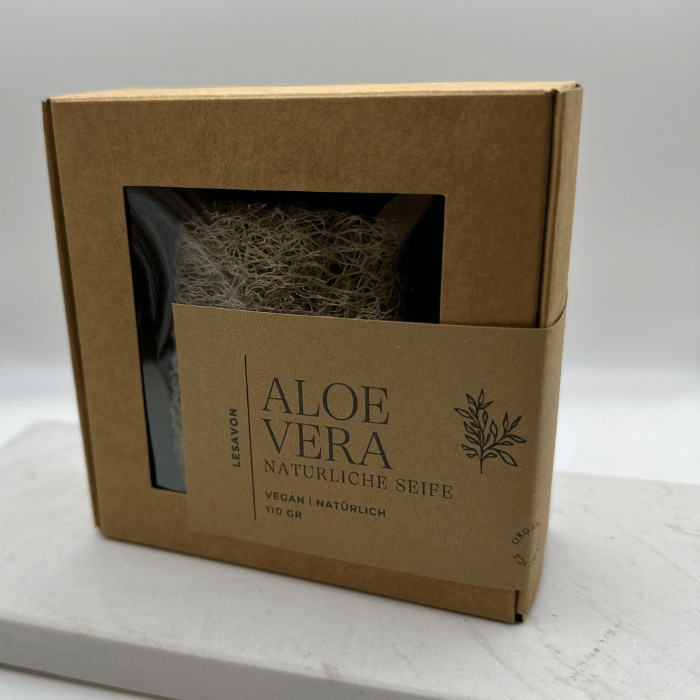 Aloe Vera Luffa Seife – Sanfte Pflege & Peeling in einem