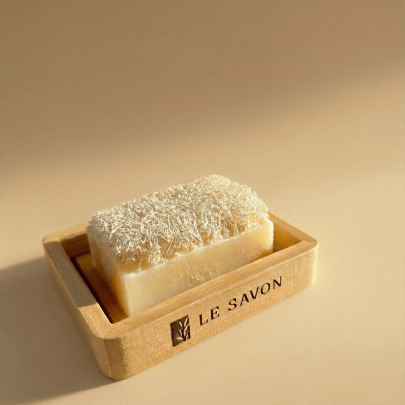 Lesavon Bambus Seifenablage – Nachhaltige Seifenschale mit Abtropffunktion