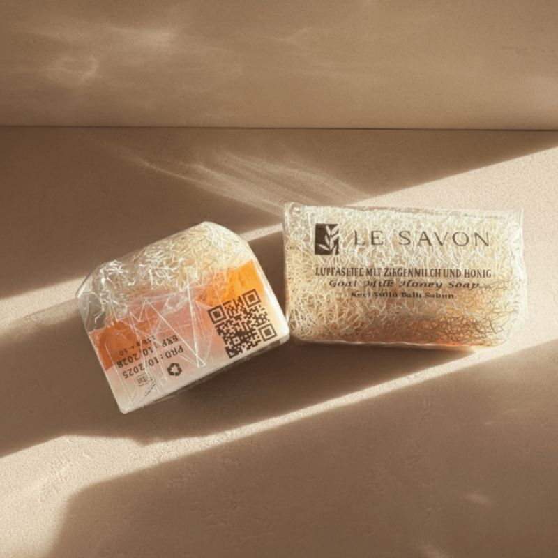 Luffa Seife Ziegenmilch & Honig – Feuchtigkeit & Hautberuhigung