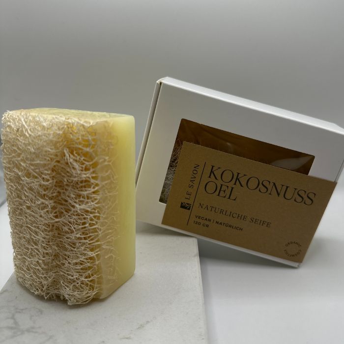 Kokosnussöl Luffa Seife – Sanfte Pflege mit tropischem Flair