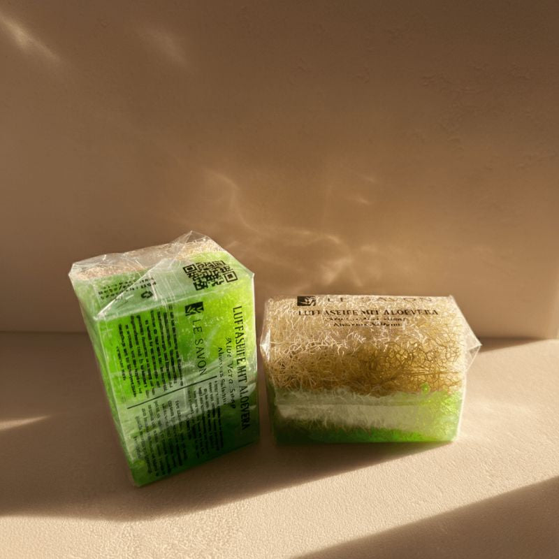 Luffa Seife Aloe Vera – Feuchtigkeit & Beruhigung für empfindliche Haut