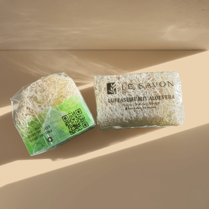 Luffa Seife mit Aloe Vera – Sanfte Pflege & Peeling