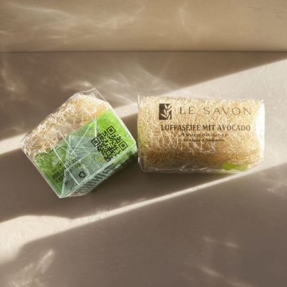 Luffa Seife Avocado – Sanftes Peeling & intensive Pflege für trockene Haut