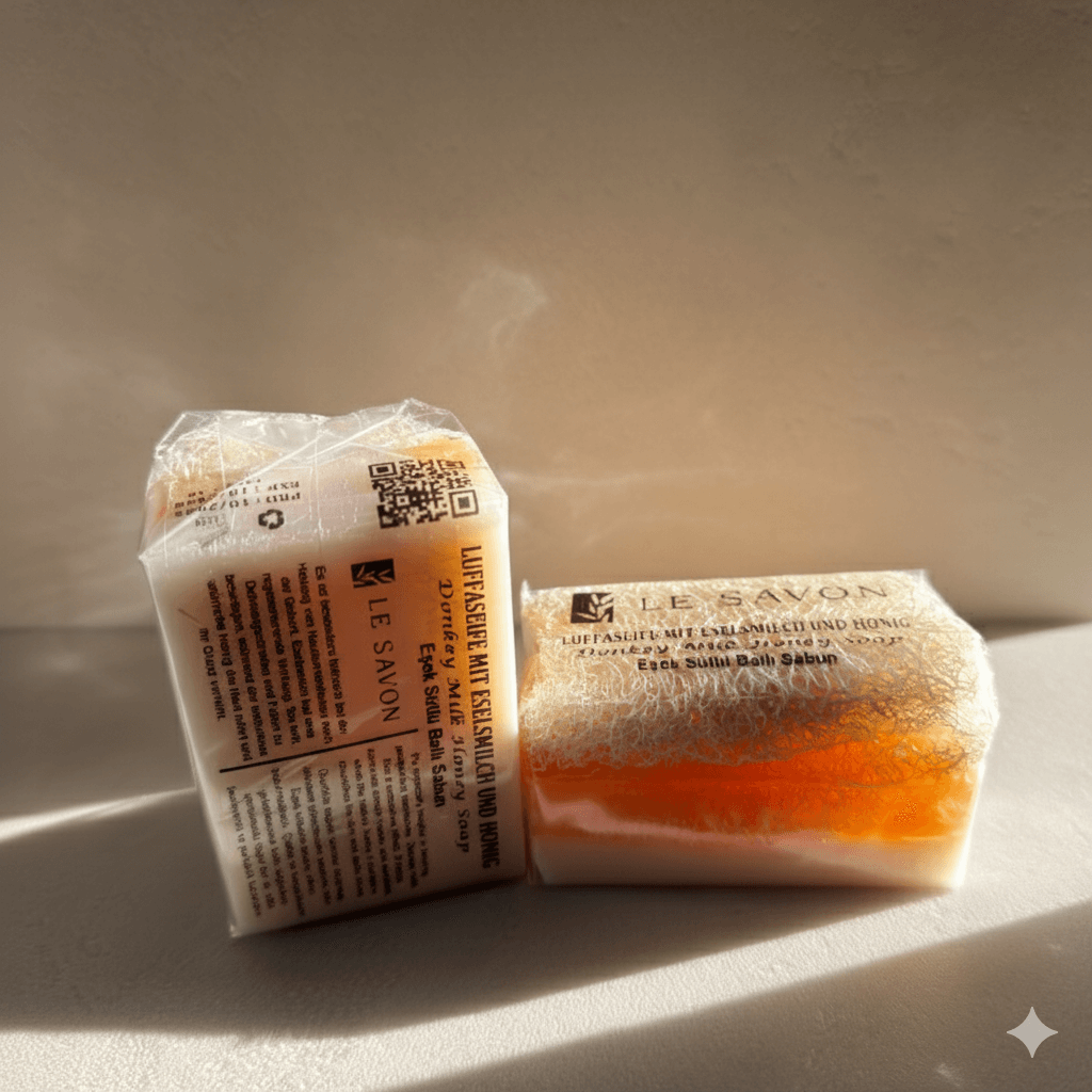 Eselsmilch Honig Luffa Seife – Regenerierende Pflege & sanftes Peeling