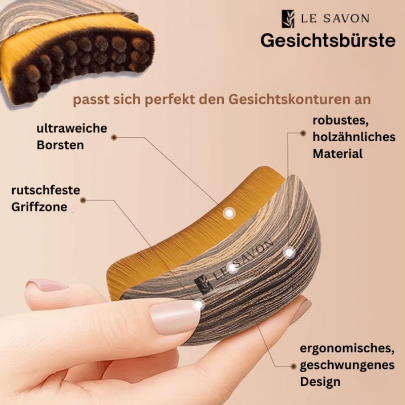 Lesavon Gesichtsformungsbürste – Straffende Lymphmassage für Gesicht & Hals