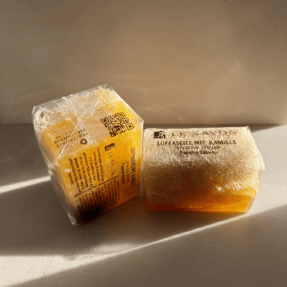 Luffa Seife mit Kamille – Beruhigende Pflege & sanftes Peeling