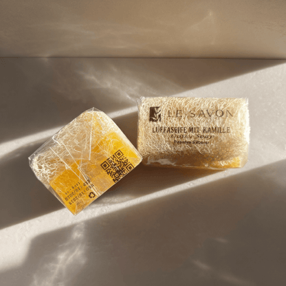Luffa Seife mit Kamille – Beruhigende Pflege & sanftes Peeling