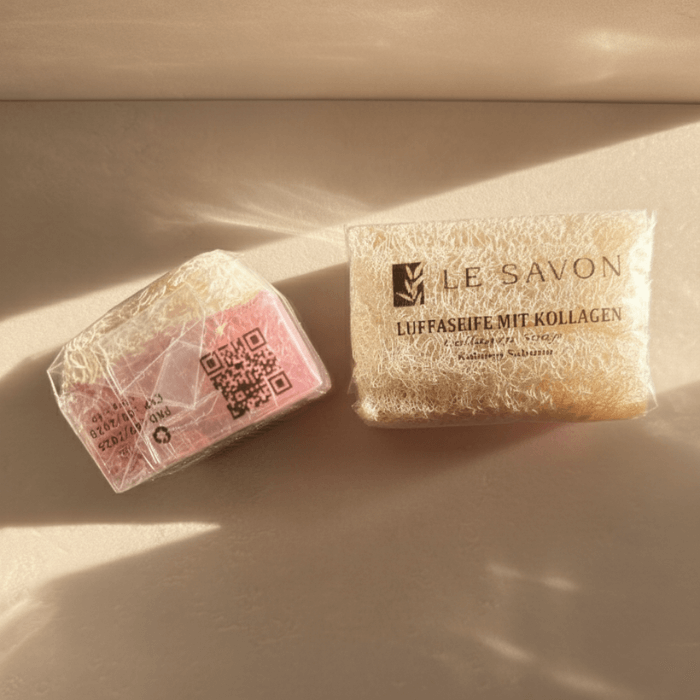 Kollagen Luffa Seife – Glättende Reinigung & Tiefenpflege