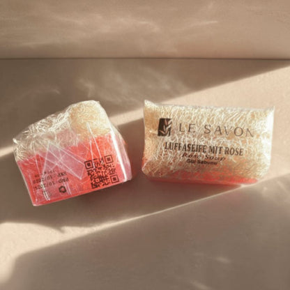 Luffa Seife Rosenwasser – Zarte Reinigung & florale Pflege