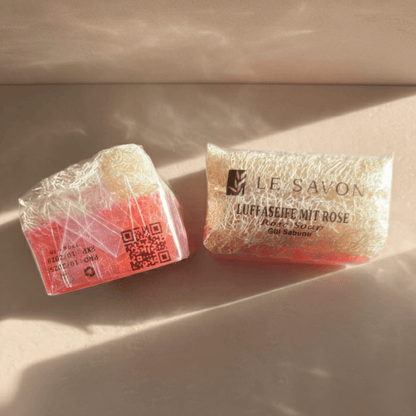 Rosenwasser Luffa Seife – Zarte Reinigung mit floralem Duft