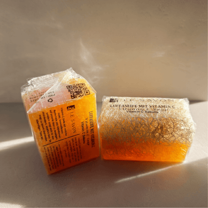 Vitamin C Luffa Seife – Belebende Reinigung mit Glow-Effekt