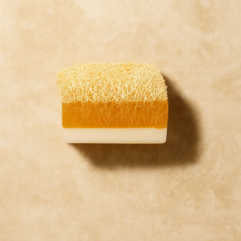 Luffa Seife Ziegenmilch & Honig – Feuchtigkeit & Hautberuhigung