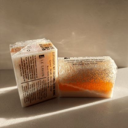 Luffa Seife mit Ziegenmilch und Honig – Reichhaltige Pflege & sanftes Peeling